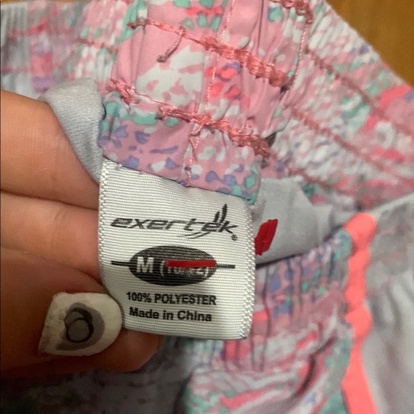 Women's Multicolor Athletic Shorts - Picture 2 of 2